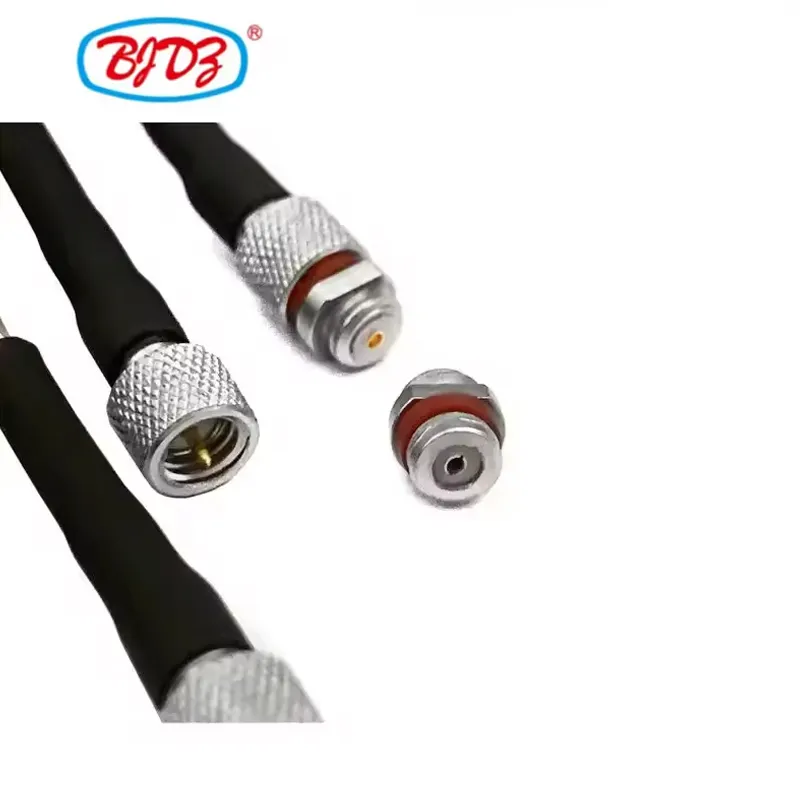Factory Price Microdot BNC Female Jack to 10-32 Female Jack RF Coaxial Connector Using RG178 RF Extension Coax Cable Assembly