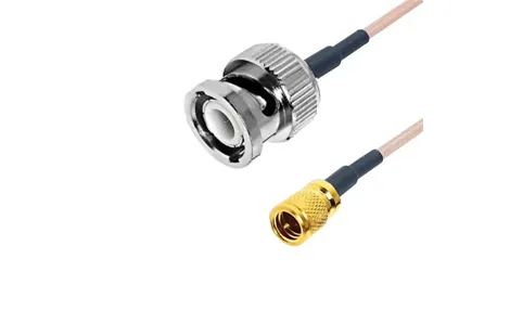 Factory Supply BNC Male to 10-32 Microdot M5 Cable for Ultrasonic NDT Flaw Detector TOFD RG178 RF Pigtail Coaxial Cable Assembly