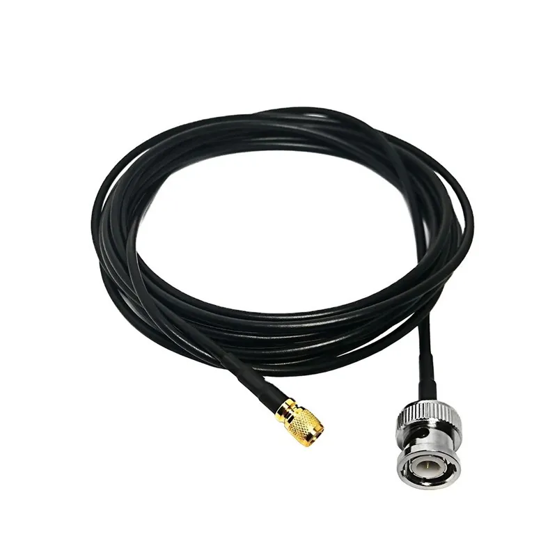 Factory Supply RF Cable Assembly Coaxial Connector BNC Male to 10-32 M5 Microdot UNF Male with RG174 Jumper Cable Assembly