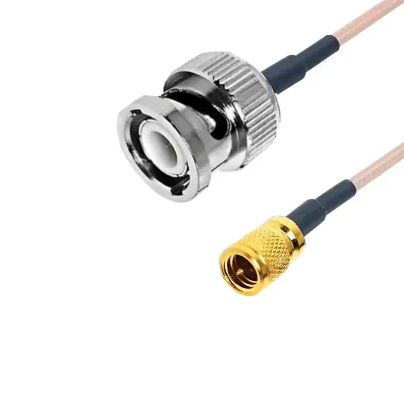 Factory Supply TOFD RG178 Pigtail Coaxial Cable Assembly BNC Male 10-32 Microdot M5 Ultrasonic NDT Flaw Detector Made of Copper