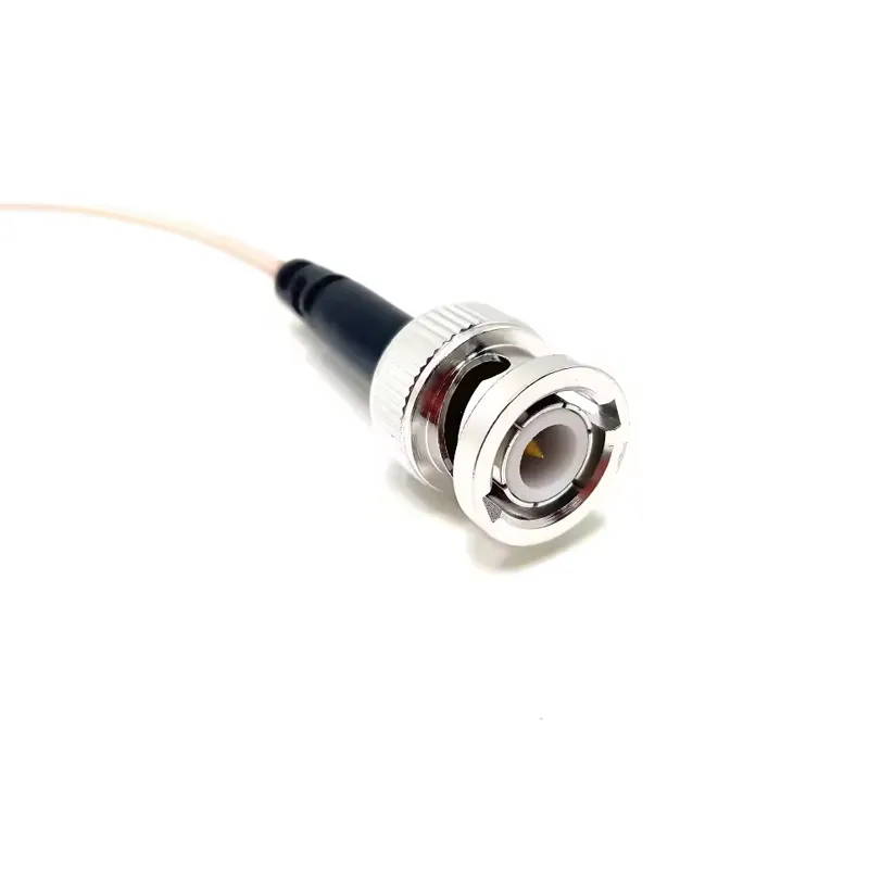 Factory Supply TOFD RG178 Pigtail Coaxial Cable Assembly BNC Male 10-32 Microdot M5 Ultrasonic NDT Flaw Detector Made of Copper