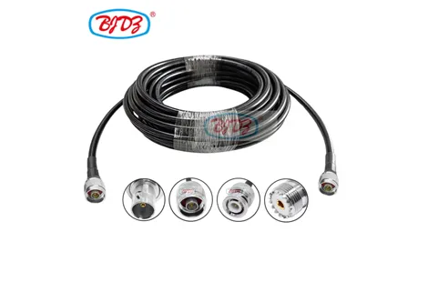 Factory N Type Male Plug N Type Female/BNC UHF/SMA/TNC Connector LMR400 RG8 RG8U RG 8 RF Pigtail Cable Assembly Copper Conductor