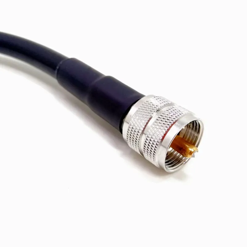 Factory Supply Customizable LMR400 LMR 400 BNC Male Plug UHF PL-259 PL259 Male Plug RF Jumper Cable Assembly Pigtail Copper