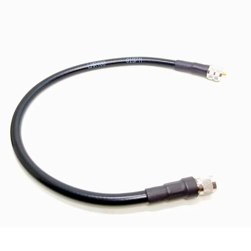 Factory Supply Customizable LMR400 LMR 400 BNC Male Plug UHF PL-259 PL259 Male Plug RF Jumper Cable Assembly Pigtail Copper