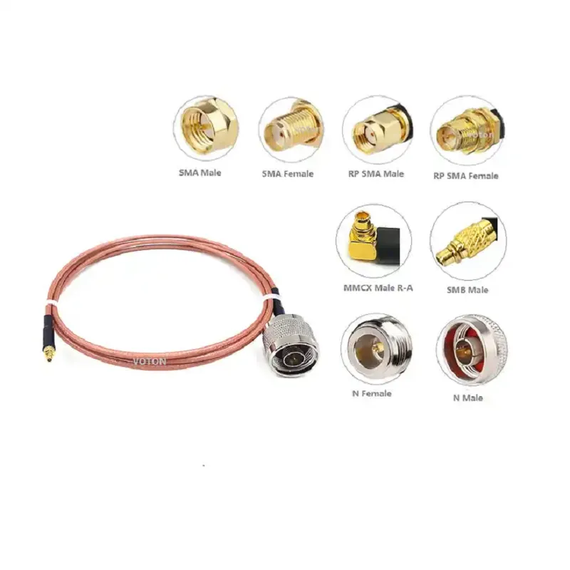 Premium Multi-Connector RF Jumper Cable Assembly – SMA, N, BNC, TNC, QMA, DIN 7/16, SMB – RG316, RG174, RG223, RG58, LMR240, LMR400 (50Ω, Up to 26.5 GHz)