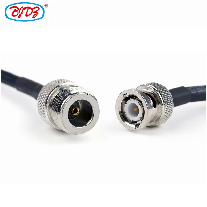 N Female to BNC Male RG58 RF Coaxial Jumper Cable Assembly