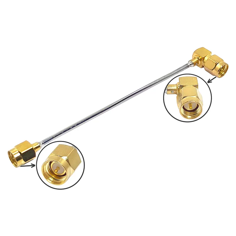 N Male Female to SMA/BNC/TNC/UHF/PL-259 SO-239/N Male Female Panel RF RG402 0.141'' RG405 086 Semi Rigid Cable Copper Plated