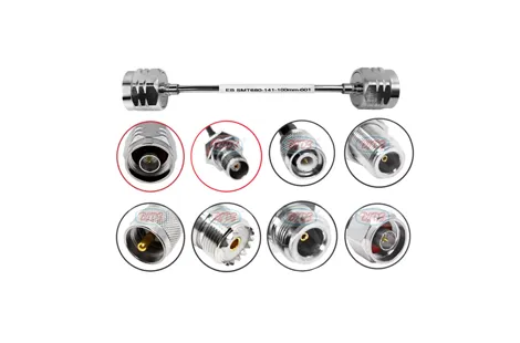 N Male Female to SMA/BNC/TNC/UHF/PL-259 SO-239/N Male Female Panel RF RG402 0.141'' RG405 086 Semi Rigid Cable Copper Plated