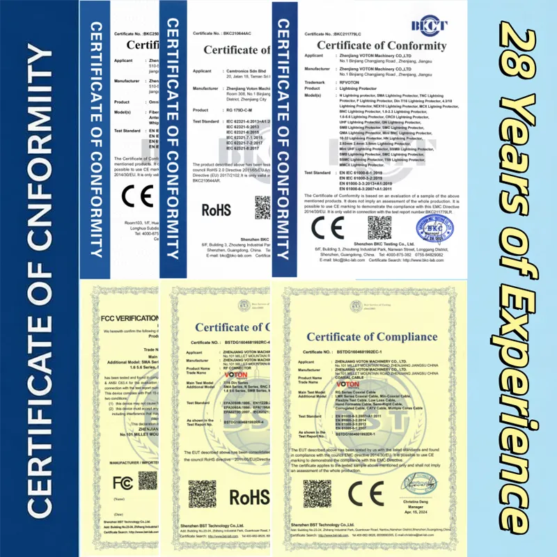 Premium N-Flange Panel Pigtail Cable Assembly