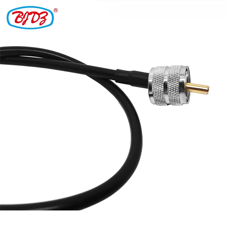 Factory RF Coaxial Cable UHF Male to Male Connector UHF PL259 Male to UHF Male PL259 for RG58 RG58U RF Pigtail Cable 50cm