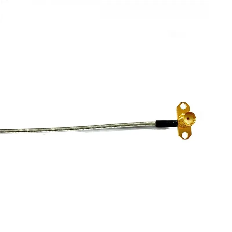 SMA Female RA 2 Hole Flange to MCX Male for 086 RF Coaxial Cable Assembly