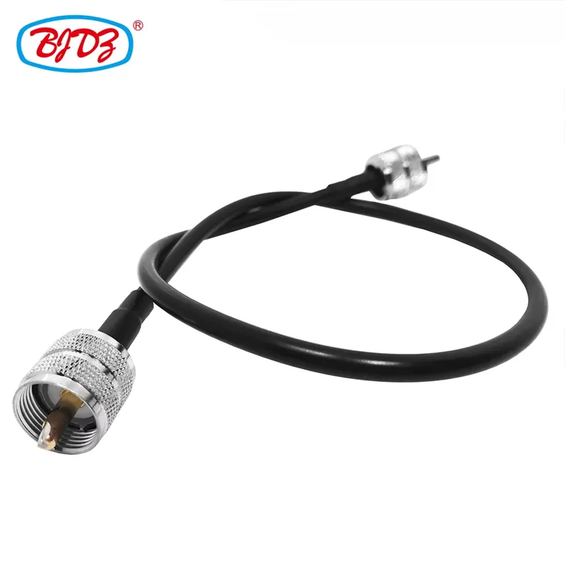 Factory RF Coaxial Cable UHF Male to Male Connector UHF PL259 Male to UHF Male PL259 for RG58 RG58U RF Pigtail Cable 50cm