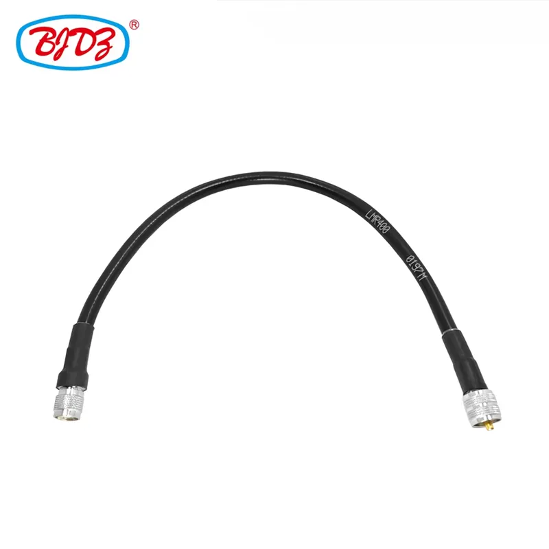 Manufacturer Customizable LMR400 UHF PL-259 PL259 Male Plug to TNC Male Plug Lmr400 Rf Jumper Cable Assembly Pigtail