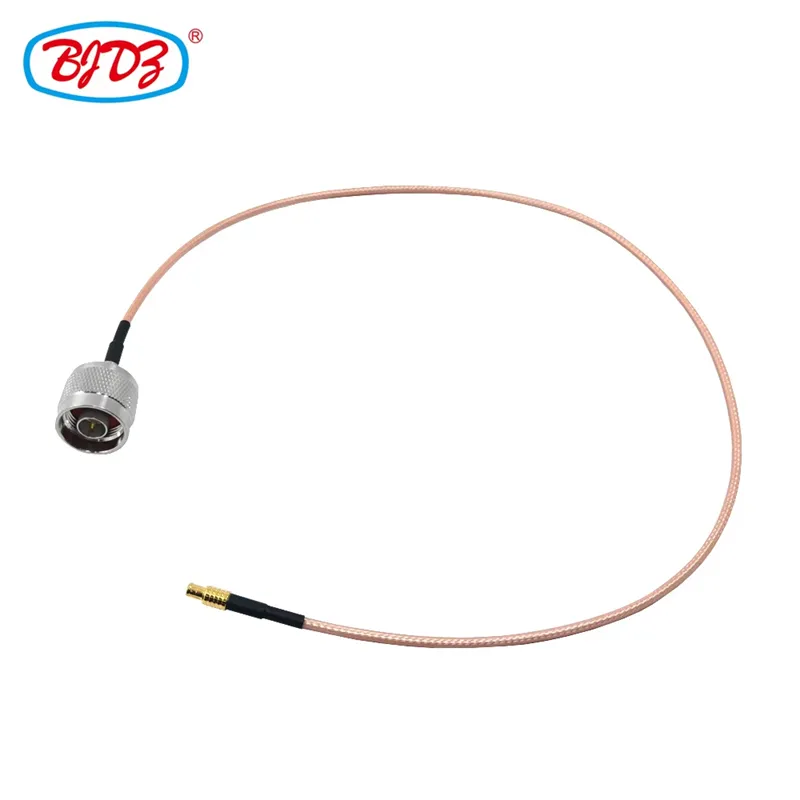 Factory Supply 50 Ohm N Type Male Plug to MCX Male Plug for RG178 RG316 RF Pigtail Extension Cable 30cm
