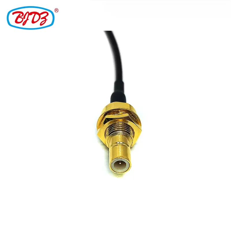 Factory SMB to UFL U.FLRF Adapter Cable SMB Bulkhead Male Jack with Fixing Nut OD 1.13 1.37 mm Extension Pigtail Cable