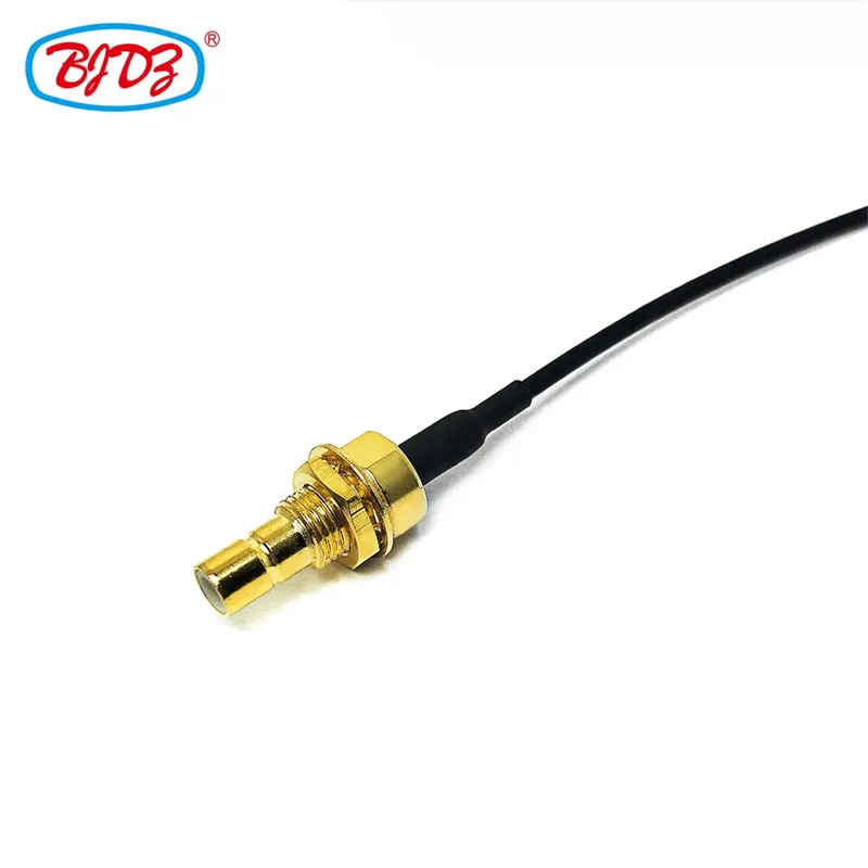 Factory SMB to UFL U.FLRF Adapter Cable SMB Bulkhead Male Jack with Fixing Nut OD 1.13 1.37 mm Extension Pigtail Cable