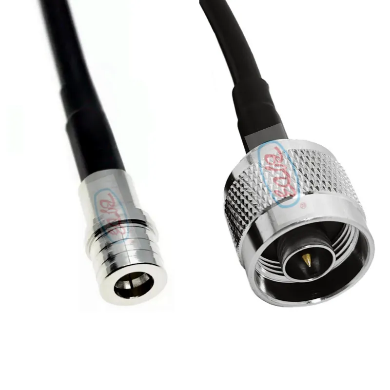 Factory N Type Male to QMA Male Plug for RG223 RG58 LMR195 LMR200 LMR100 LMR240 LMR400 RG8 RG213 RG214 RF Pigtail Cable