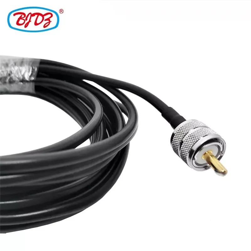 Factory Supply RG58U RF Coaxial Cable Assembly UHF PL259 to UHF SO239 Female Jack Pigtail Jumper Extension Cable Assembly