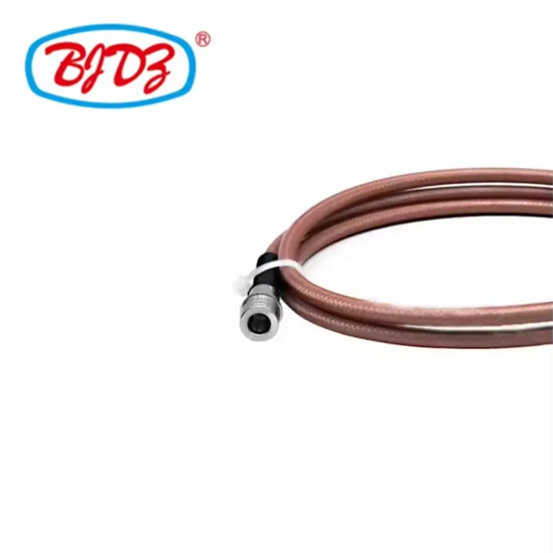 Factory QMA Male to N Type Male Plug for RG142 RG400 High-frequency RF Coax Coaxial Cable Assembly