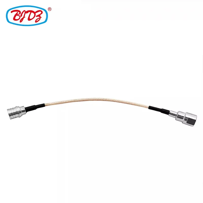 Factory Supply Wholesale QMA Male Plug to FME Male for RG316 Rf Wire Pigtail Jumper Extension Cable Assembly