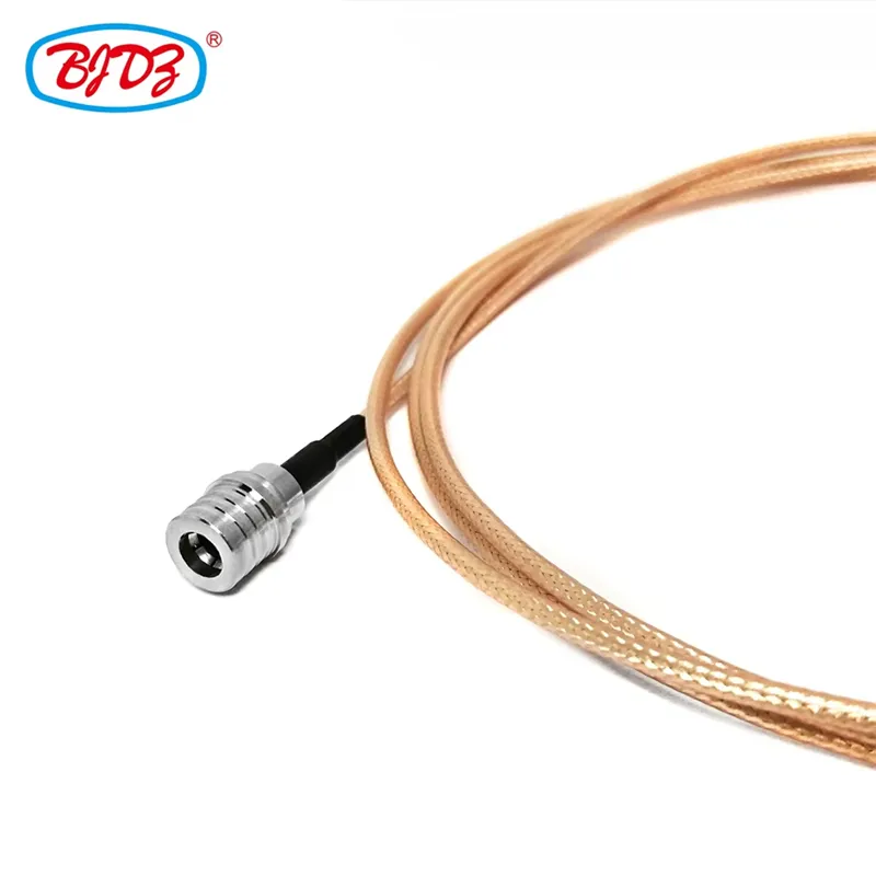 Best Price Qma Male to Qma Male Plug Connector Right Angle Elbow Qma Rg316 Jumper Cable Assembly