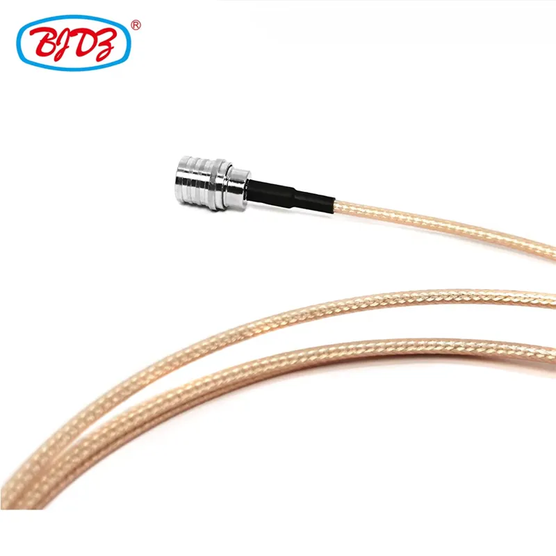 Best Price Qma Male to Qma Male Plug Connector Right Angle Elbow Qma Rg316 Jumper Cable Assembly