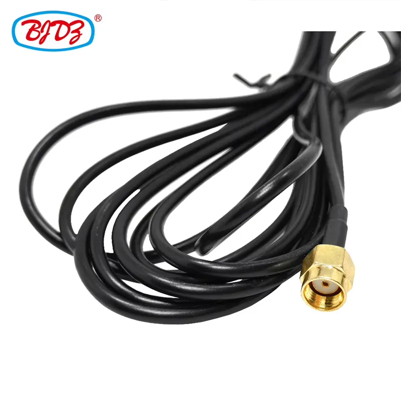 Factory Supply RP Sma Male Plug 2.4G 5G 5-9dbi for Rg174 1M Sucking Disc Antenna Rohs in Stock