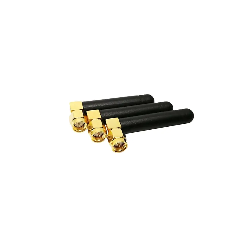 Factory Supply Sma Male Right Angle 433Mhz 868Mhz 3dbi 5cm Indoor Wifi Router Antenna