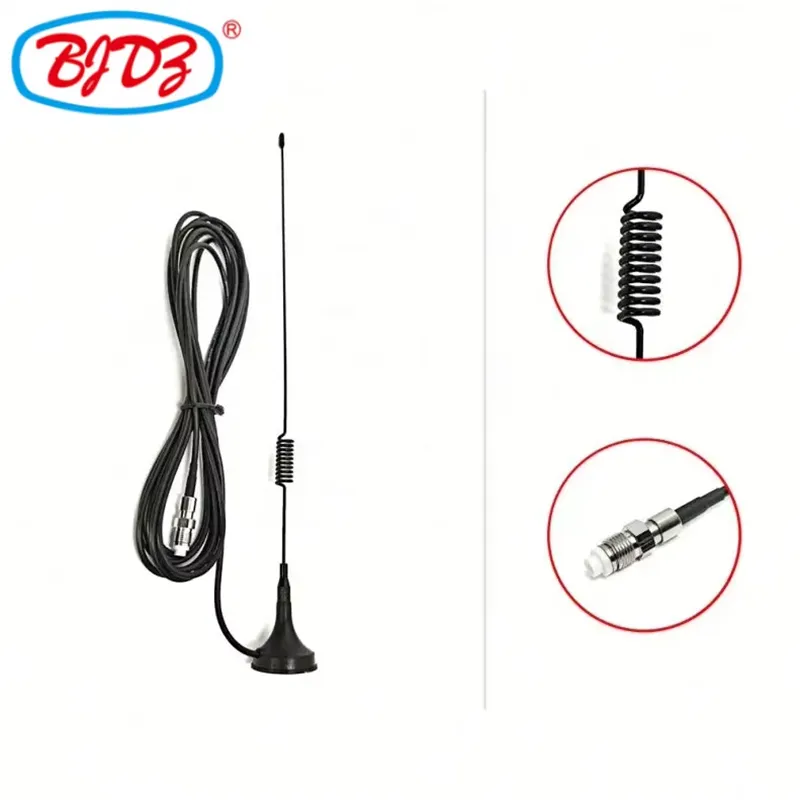 3G 4G LTE 3-12dbi Suction Cup Antenna With FME Female Connector RG174 Extension Cable Length 3M