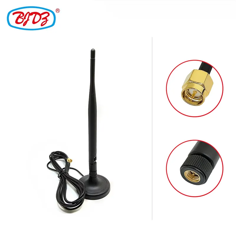 868MHz SMA Male Magnetic 5dbi GSM Antennas with Magnetic Sucker for Mobile Phone Signal 2M