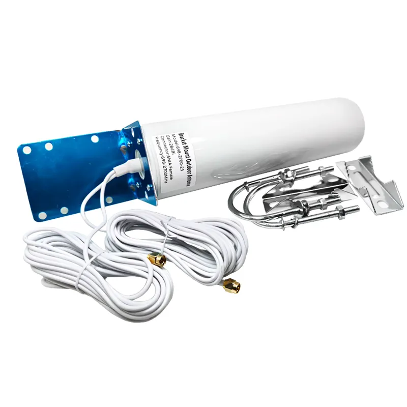 High Gain 4G LTE Outdoor Mobile Phone Signal Amplifier Barrel Antenna 4G LTE Router Demodulator Gatewaym